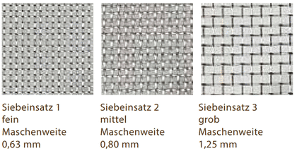 Siebaufsatz