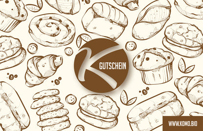 Gutscheinkarte für Onlineshop