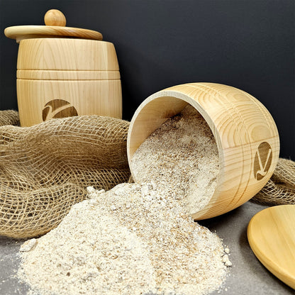 Holzfass mit Deckel