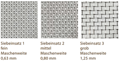 Siebaufsatz